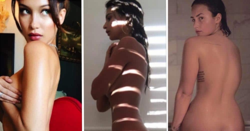 Sin ropa y prejuicios: Fotos de estrellas desnudas en las redes sociales Sin ropa y prejuicios: Fotos de estrellas desnudas en las redes sociales