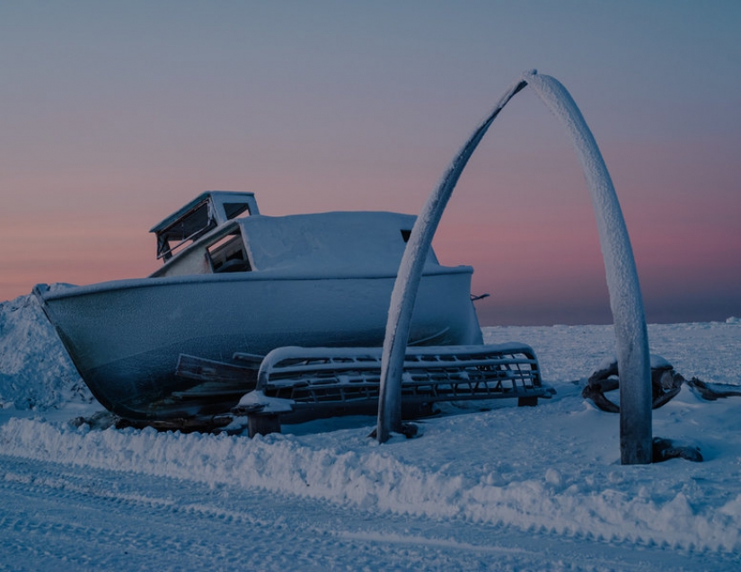 Snow-covered landscapes and the polar night: how life works in the northernmost city of Alaska