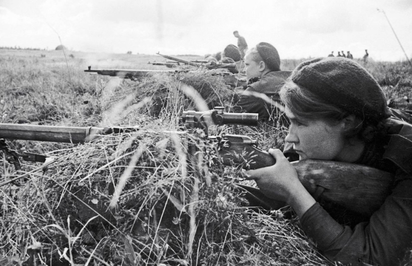 Soviet female snipers whom the Nazis feared like fire