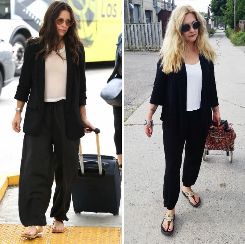 Star wardrobe for a penny: stylish images of celebrities from second-hand stores