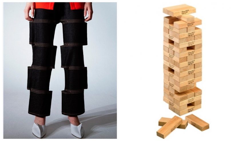 Strange designer jeans from a brand from South Korea impress and fascinate