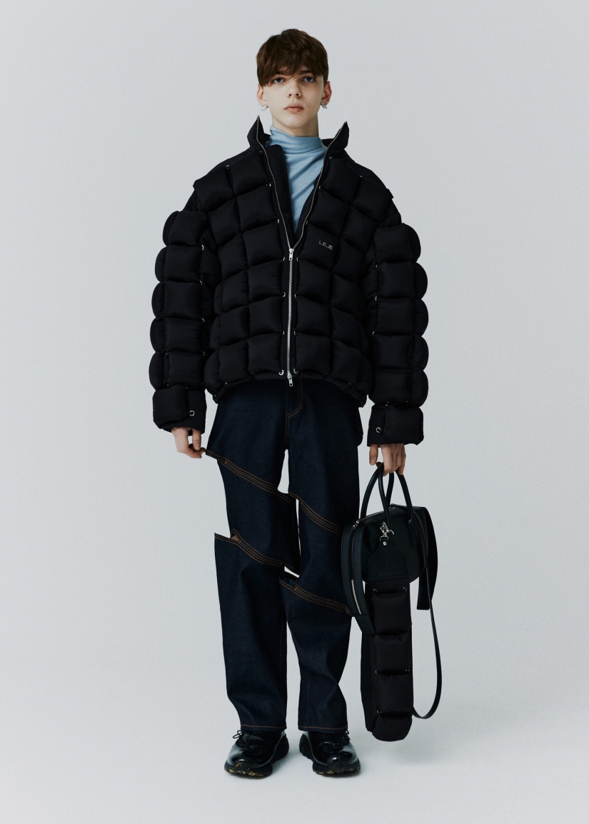 Strange designer jeans from a brand from South Korea impress and fascinate