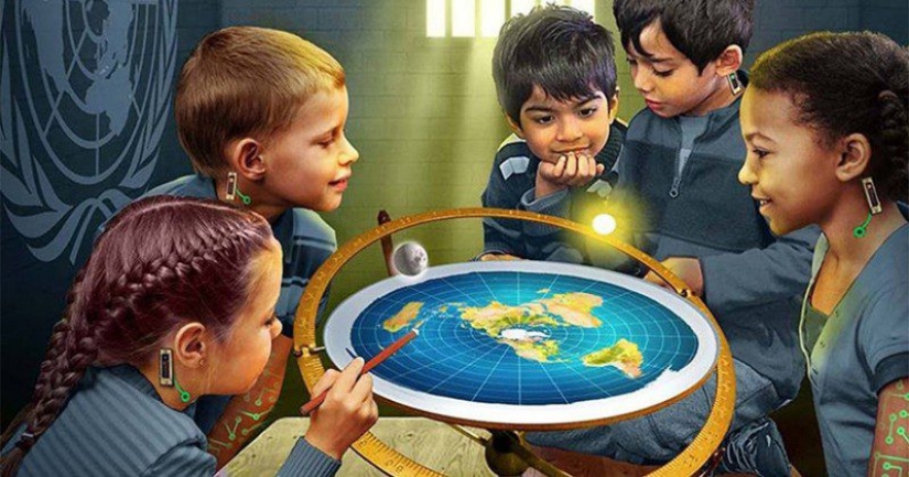 Supporters of the flat Earth suffer mockery, die, but do not give up