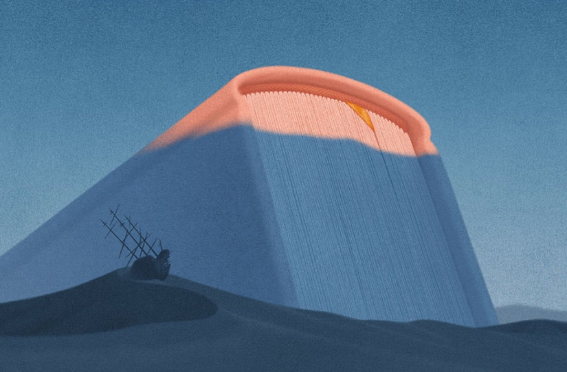 Surreal illustrations for book lovers