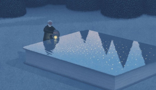 Surreal illustrations for book lovers