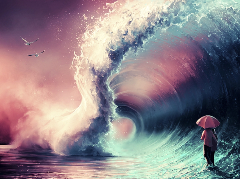 Surreal paintings by a French artist Surreal paintings by a French artist