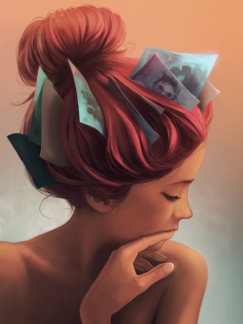 Surreal paintings by a French artist Surreal paintings by a French artist