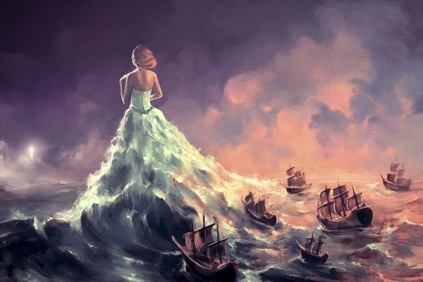 Surreal paintings by a French artist Surreal paintings by a French artist