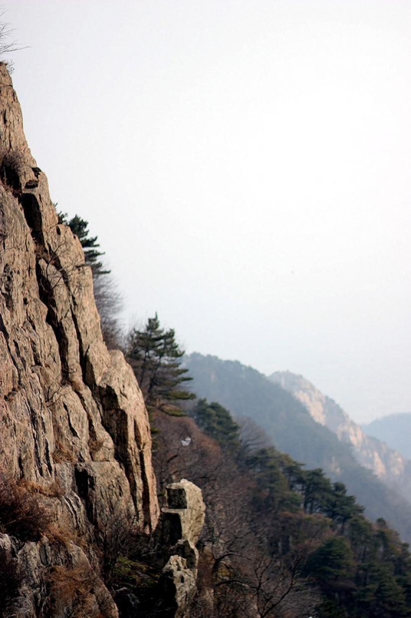 Taishan. Sunrise Mountain Taishan. Sunrise Mountain