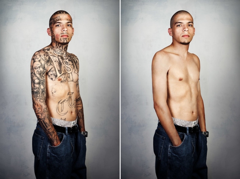 Tatuajes retocados de gángsters: El proyecto fotográfico de Steve Barton