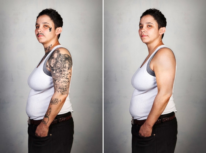 Tatuajes retocados de gángsters: El proyecto fotográfico de Steve Barton