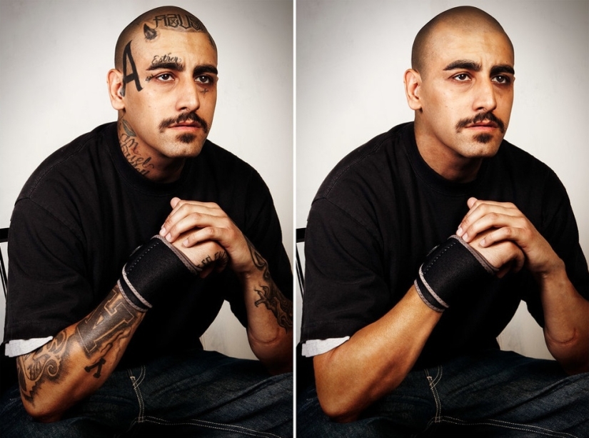 Tatuajes retocados de gángsters: El proyecto fotográfico de Steve Barton
