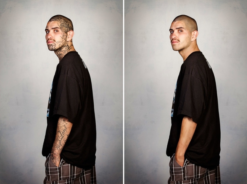 Tatuajes retocados de gángsters: El proyecto fotográfico de Steve Barton