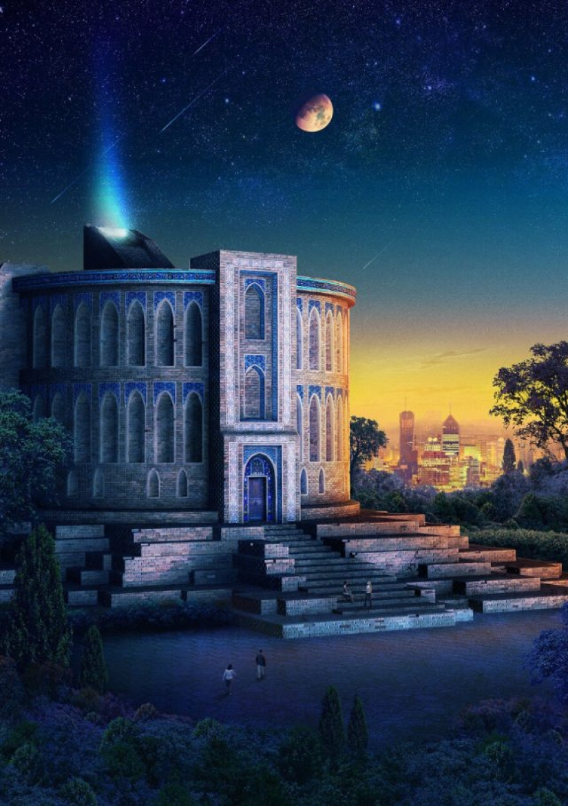 The artist shows how these 10 famous historical and mythical monuments would look like today if they survived