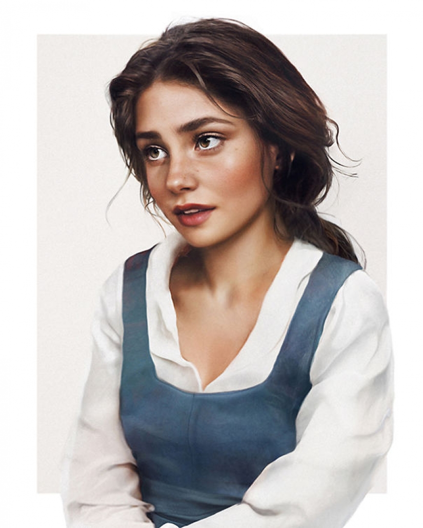 The artist shows how Disney characters can look in real life The artist shows how Disney characters can look in real life