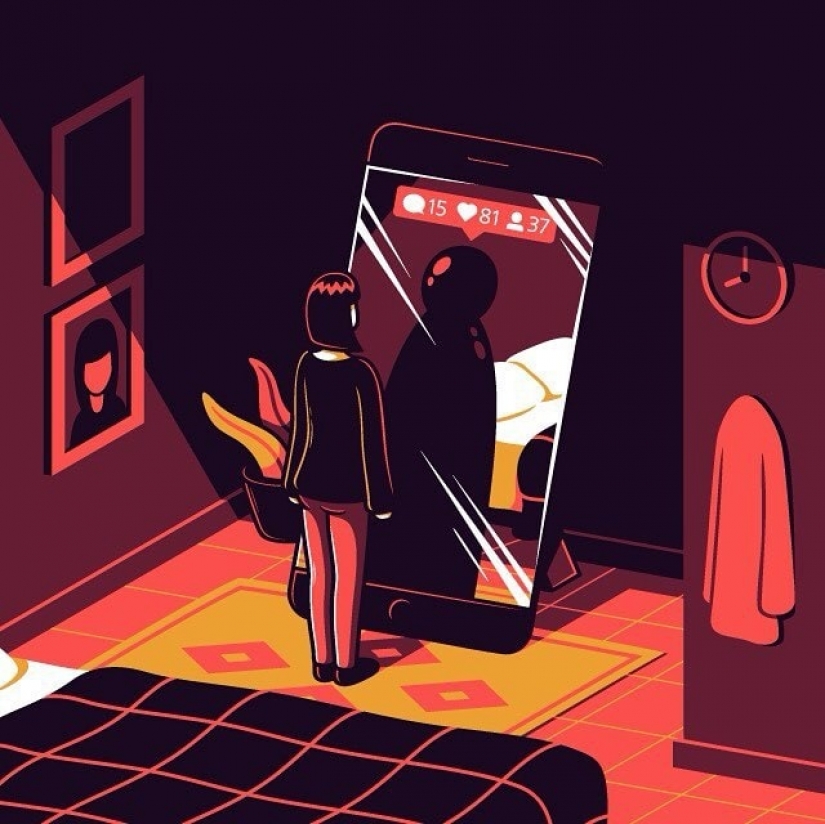The bitter truth about modern life in the illustrations of Italian