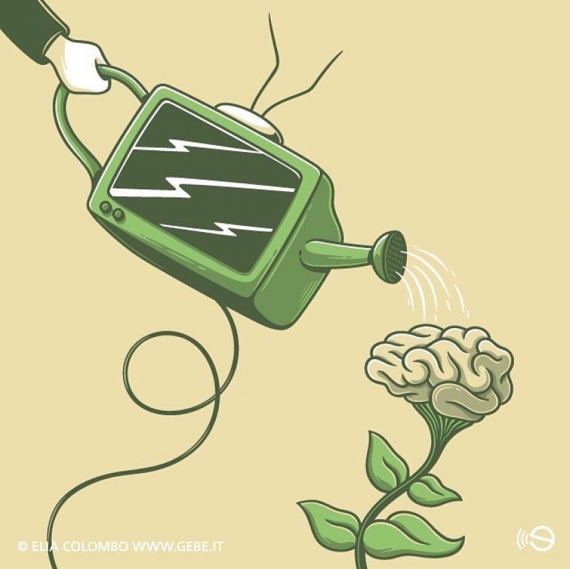 The bitter truth about modern life in the illustrations of Italian