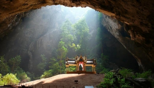 The cave Phraya Nakhon in Thailand