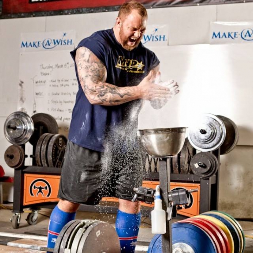 The diet of the strongest man in the world