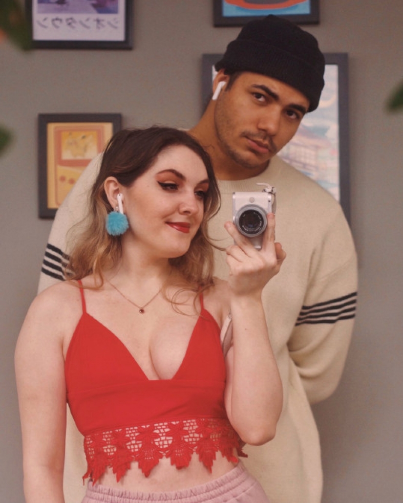 The Englishwoman, due to a rare disease, grew only one breast, but this did not make her unhappy