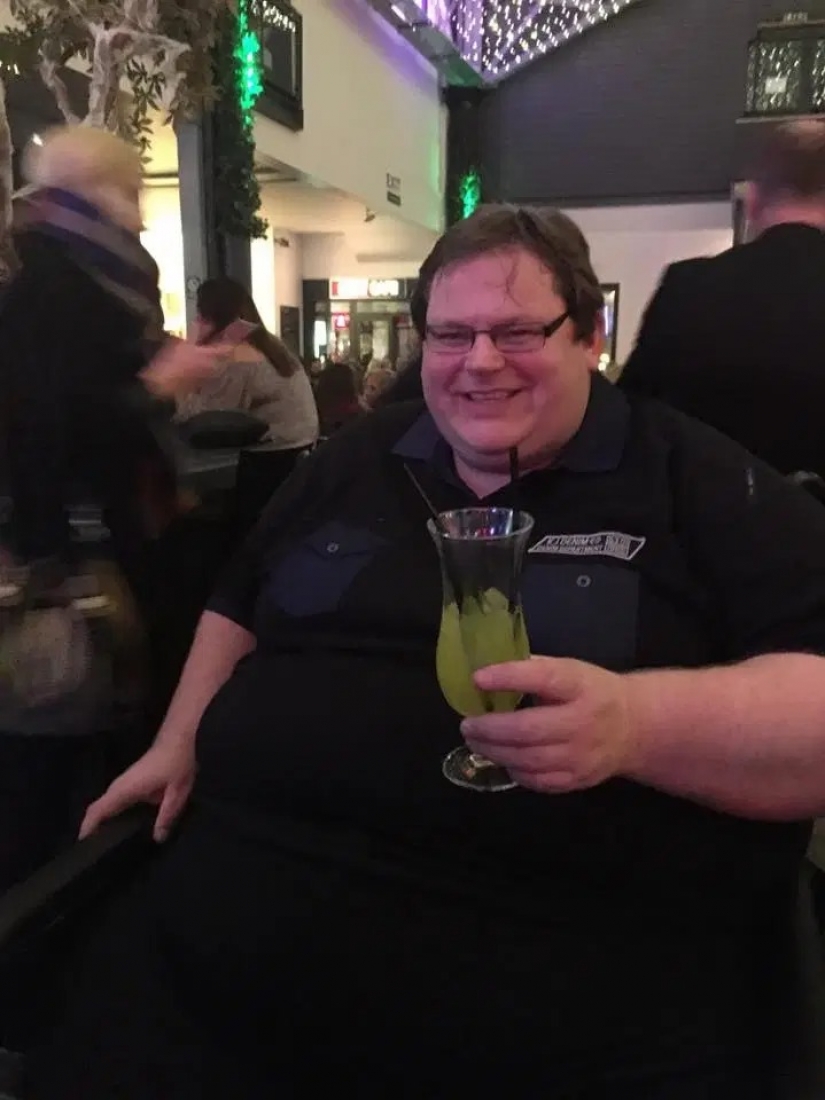 The fattest Briton lost 270 kg because he was afraid to crush his wife in bed