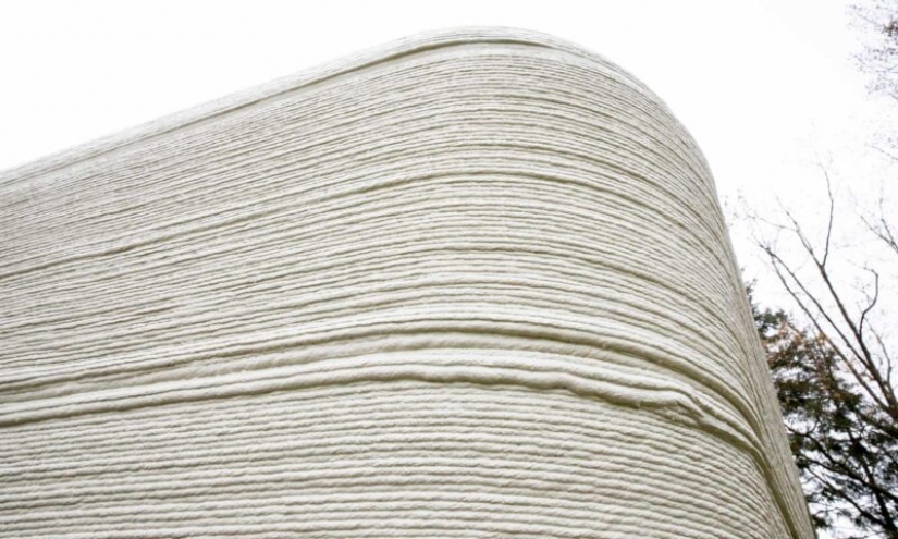 The first residential building in Europe, printed on a 3D printer, was occupied by residents The first residential building in Europe, printed on a 3D printer, was occupied by residents