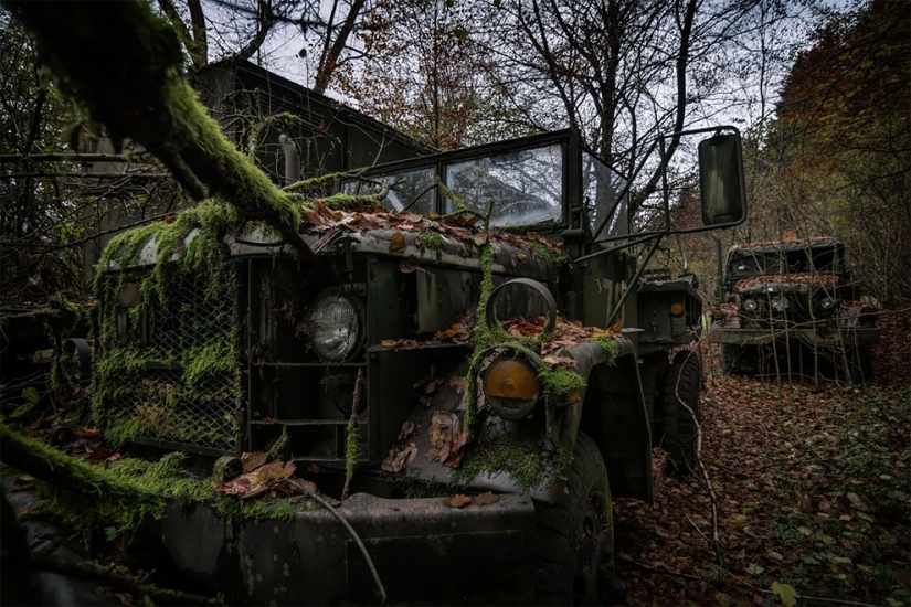 The German spent ten years searching all over Europe for cemeteries of old cars - from tractors to Mercedes The German spent ten years searching all over Europe for cemeteries of old cars - from tractors to Mercedes