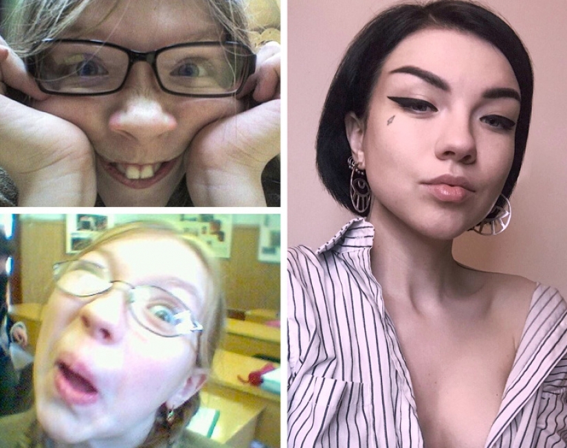 The girls revealed how the appearance can change over the years