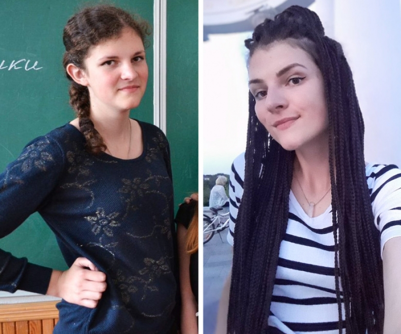 The girls revealed how the appearance can change over the years