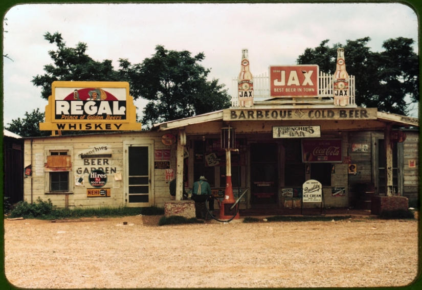 The Great Depression in the United States in color
