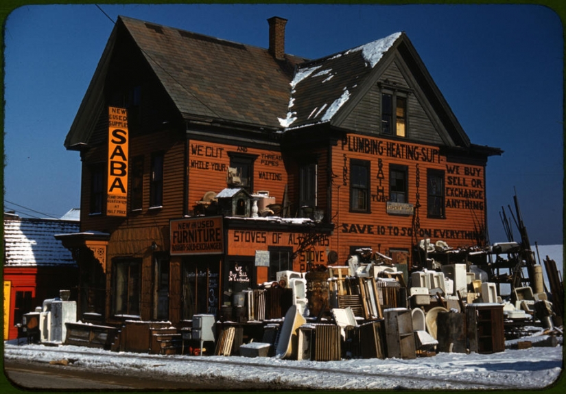 The Great Depression in the United States in color