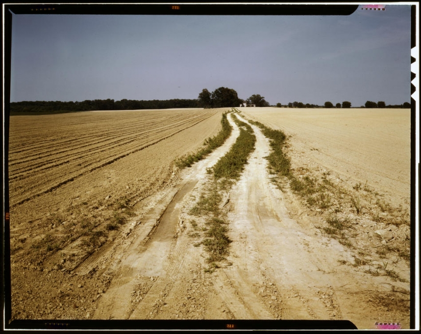 The Great Depression in the United States in color