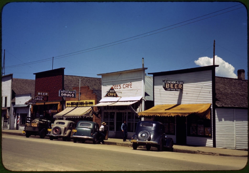 The Great Depression in the United States in color