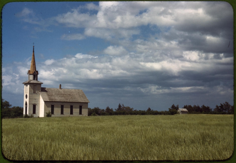 The Great Depression in the United States in color