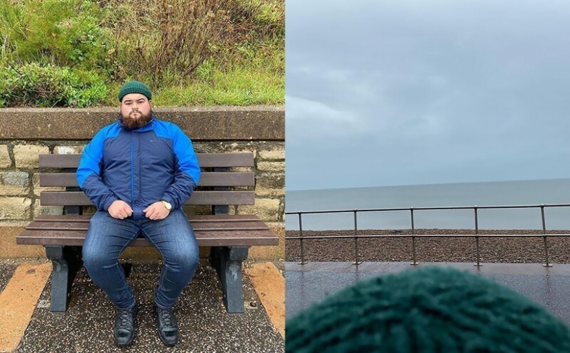 The guy leaves reviews of benches all over the UK