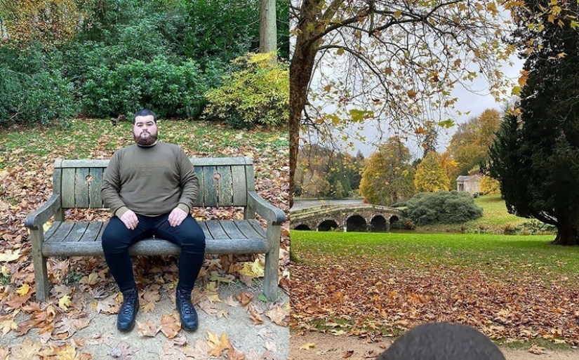 The guy leaves reviews of benches all over the UK