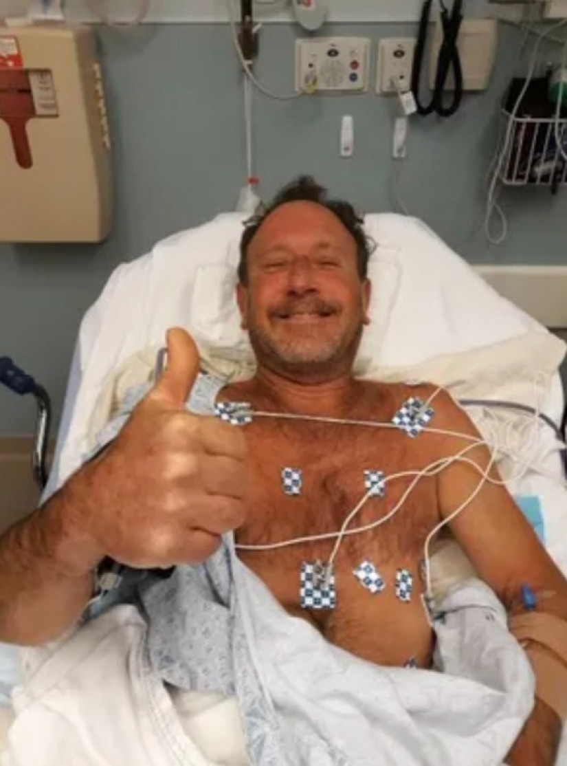The humpback whale swallowed the diver and spat him back out