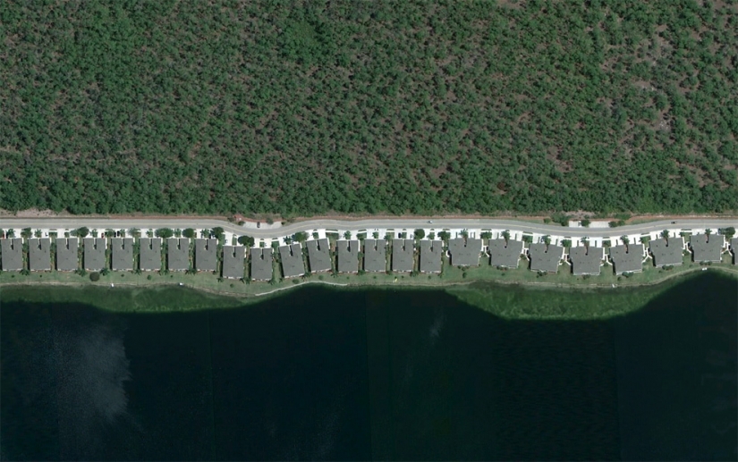 The landscapes created by human hands