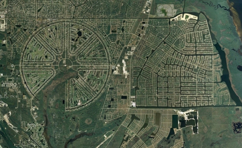 The landscapes created by human hands