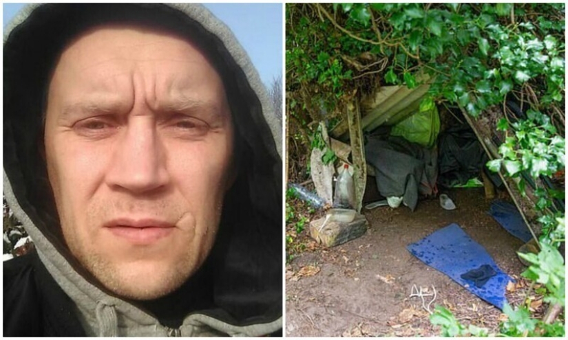 The Lithuanian, who was believed to have been killed, hid in the English forest for five years