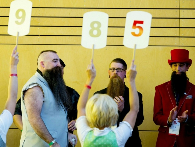 The most mustachioed and bearded