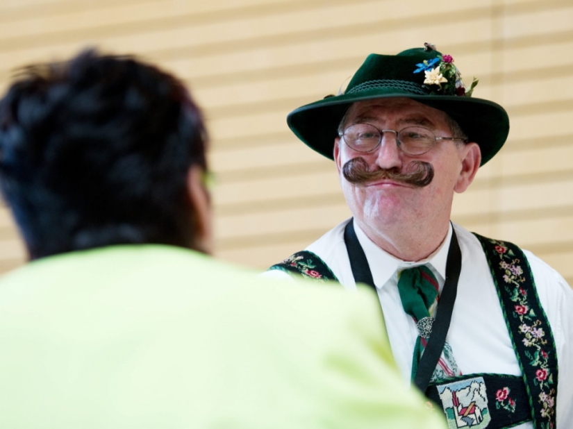 The most mustachioed and bearded