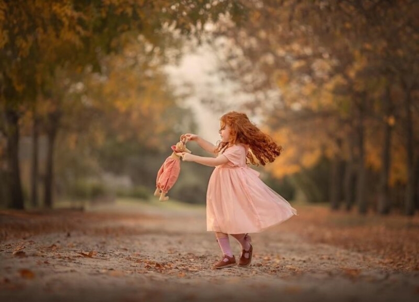 The photographer has created a tale for daughters The photographer has created a tale for daughters