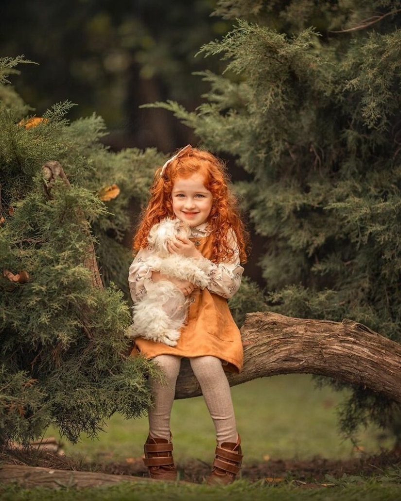 The photographer has created a tale for daughters The photographer has created a tale for daughters