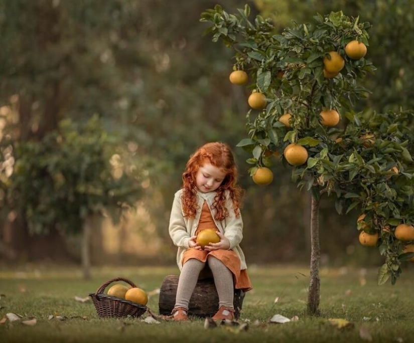 The photographer has created a tale for daughters The photographer has created a tale for daughters