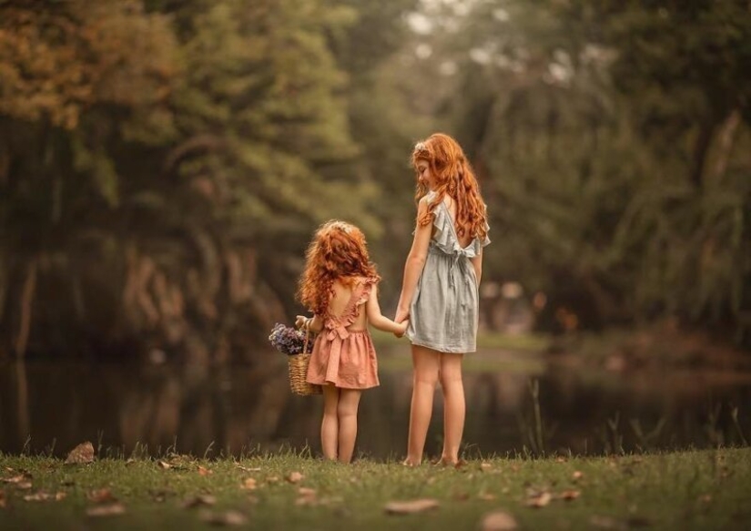 The photographer has created a tale for daughters The photographer has created a tale for daughters