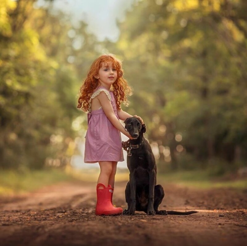 The photographer has created a tale for daughters The photographer has created a tale for daughters