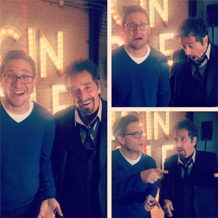 The stars depict joy, sadness and bewilderment. Some are doing well