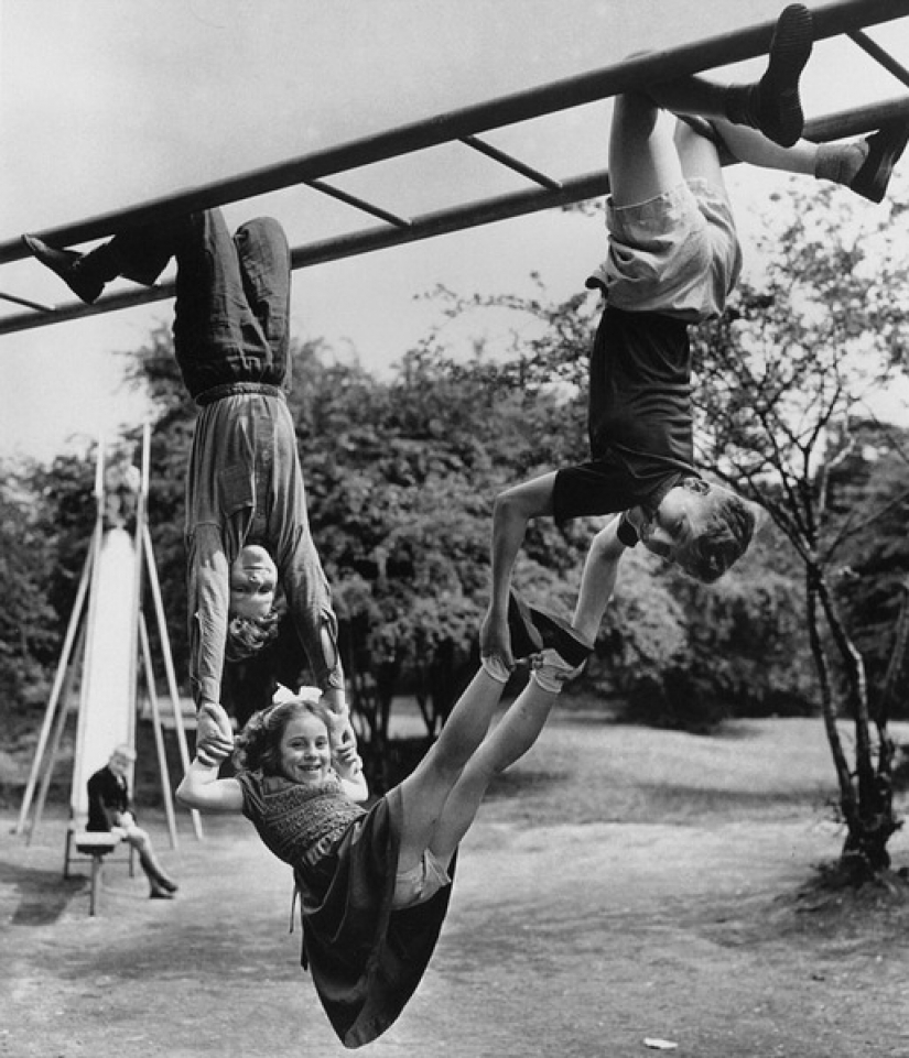 The times when there were no iPads yet, and children were playing outside