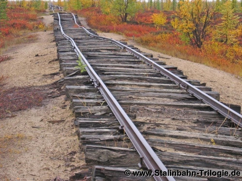 The trailer will not move, there are no platforms left: Stalin's road of death in the Arctic